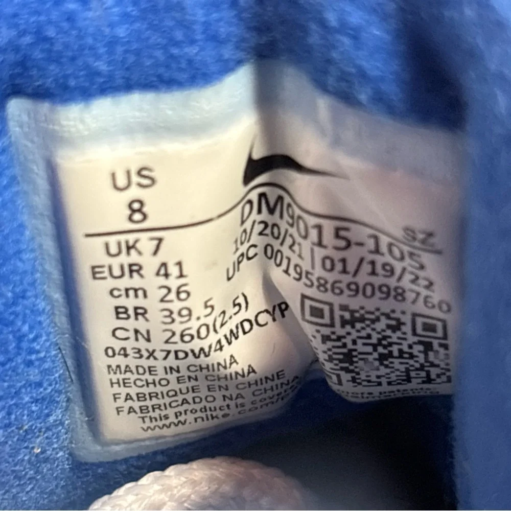Air Jordan 12 Golf Low‎ White Game Royal Men's Size 8